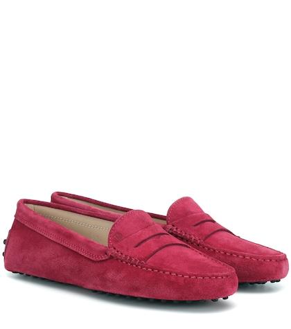 Brunello Cucinelli Gommino Suede Loafers