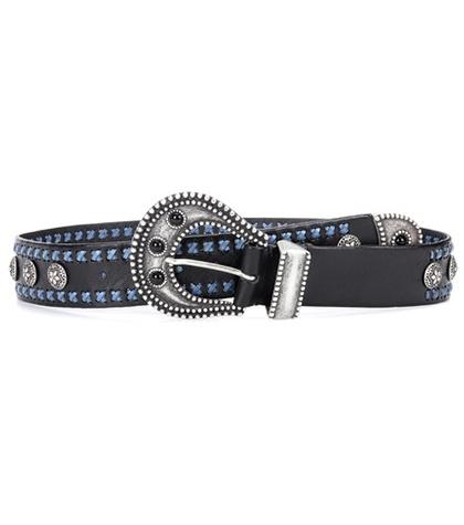 Dodo Bar Or Embellished Leather Belt