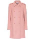 Redvalentino Double-breasted Wool-blend Coat