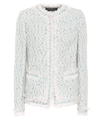 Mugler Cotton-blend Tweed Jacket