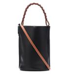 Loq Gate Leather Bucket Bag