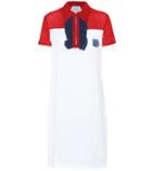 Prada Logo Silk Shirt Dress