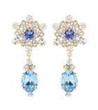 Mm6 Maison Margiela Crystal-embellished Clip-on Earrings