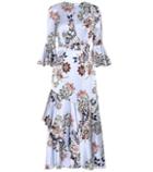 Gianvito Rossi Florence Floral-printed Silk Dress