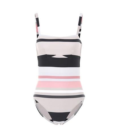 Asceno Striped Swimsuit