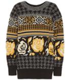 Roger Vivier X Comme Des Garçons Intarsia Wool-blend Sweater