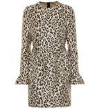 Valentino Leopard Brocade Dress