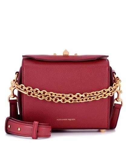 Alexander Mcqueen Box 19 Leather Shoulder Bag