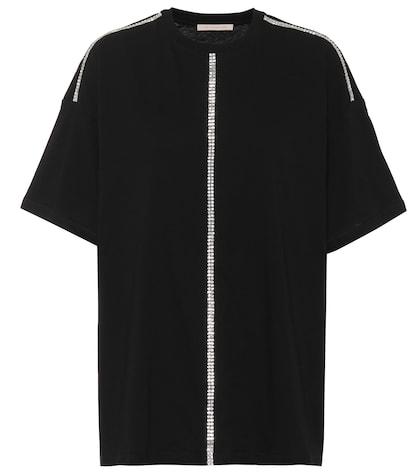 Christopher Kane Crystal-embellished Cotton T-shirt