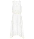 See By Chlo Embroidered Cotton Midi Dress