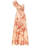 Johanna Ortiz Encanto Tropical Floral Silk Gown
