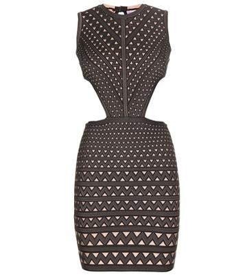Herv Lger Linnea Cut-out Dress