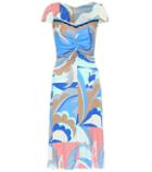 Vetements Printed Silk-blend Midi Dress