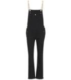 Balmain Embellished Denim Overalls