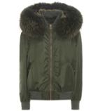 Mr & Mrs Italy Fur-trimmed Bomber Jacket
