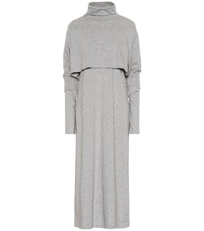 Mm6 Maison Margiela Cotton-jersey Midi Dress