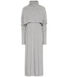 Mm6 Maison Margiela Cotton-jersey Midi Dress