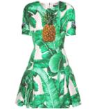 Frame Embellished Jacquard Dress