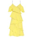 Valentino Ruffled Silk Dress
