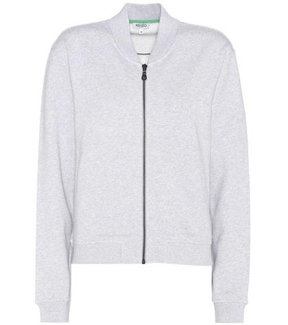 Kenzo Embroidered Cotton Bomber Jacket