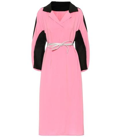 Marni Cotton And Linen Midi Dress