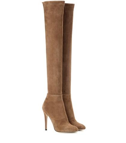 Jimmy Choo Turner 110 Suede Over-the-knee Boots