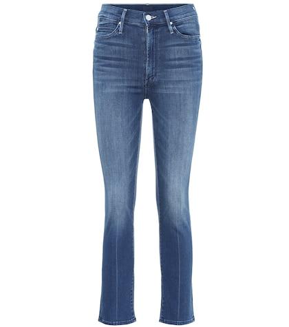 Mother The Rascal High-rise Cropped Jeans