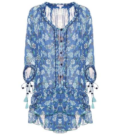 Poupette St Barth Exclusive To Mytheresa – Fleur Printed Cotton Minidress
