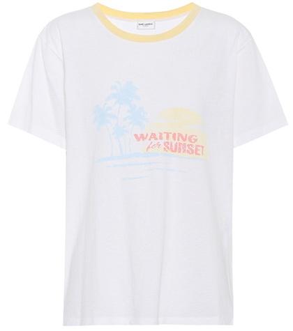 Saint Laurent Waiting For Sunset T-shirt