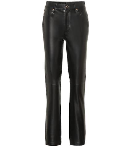 Khaite Victoria Leather Pants