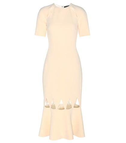 David Koma Cut-out Crêpe Dress