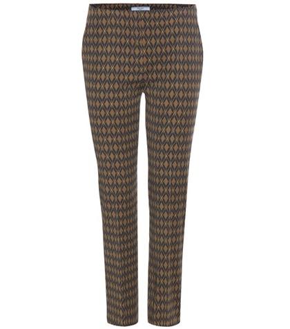 Prada Plaid Wool Trousers