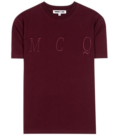 Mcq Alexander Mcqueen Embroidered Cotton T-shirt