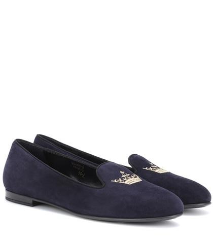 Miu Miu Ingrid Suede Loafers