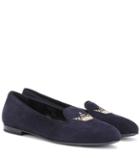 Miu Miu Ingrid Suede Loafers