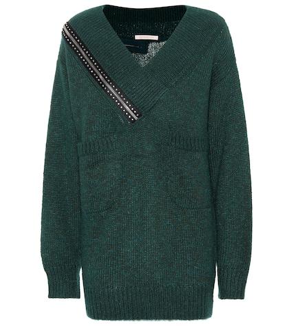 Christopher Kane Mohair And Wool-blend Sweater