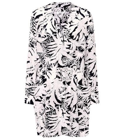Equipment Emmanuelle Printed Silk Dress