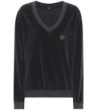 Oscar De La Renta Velvet Sweatshirt (season 5)