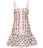 Zimmermann Corsage Linen And Silk Minidress