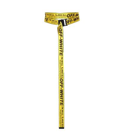 Off-white Industrial Printed Belt