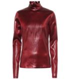 Givenchy Faux Leather Top