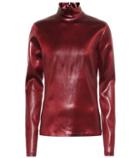 Givenchy Faux Leather Top
