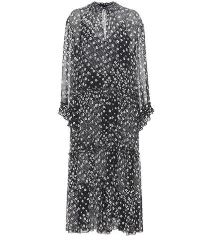 Jardin Des Orangers Floral-printed Crêpe Dress