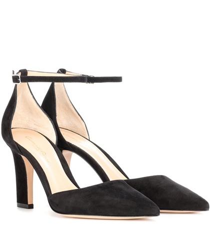 Gianvito Rossi Mila 85 Suede Pumps