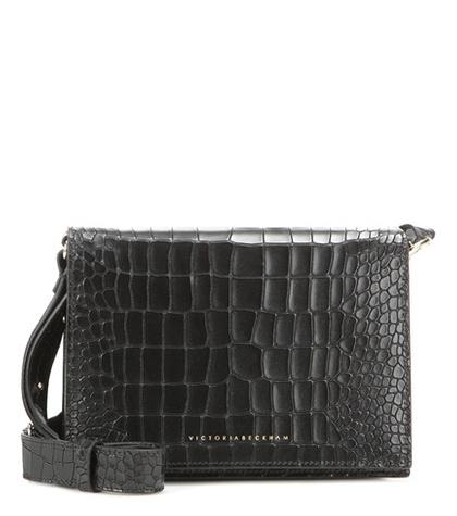 Victoria Beckham Mini Embossed Leather Shoulder Bag