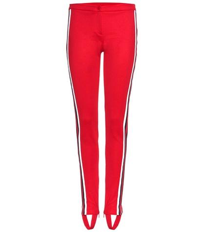 Gucci Striped Cotton-blend Stirrup Trousers