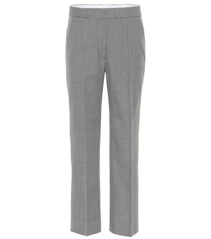 Stella Mccartney Cropped Wool Straight-leg Pants