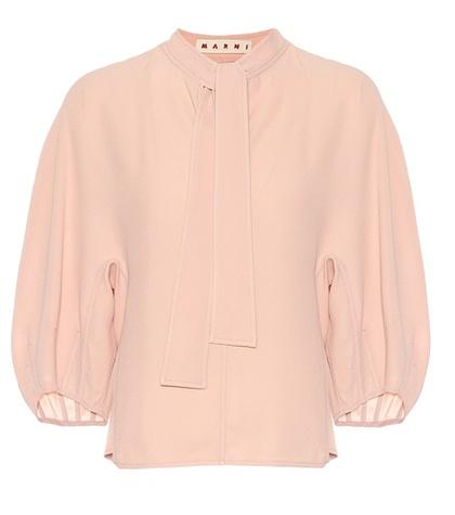 Max Mara Crêpe Blouse