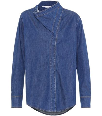 Stella Mccartney Cotton Denim Shirt