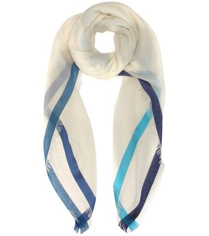 The Row Quadrata Rainbow Cashmere And Silk Scarf